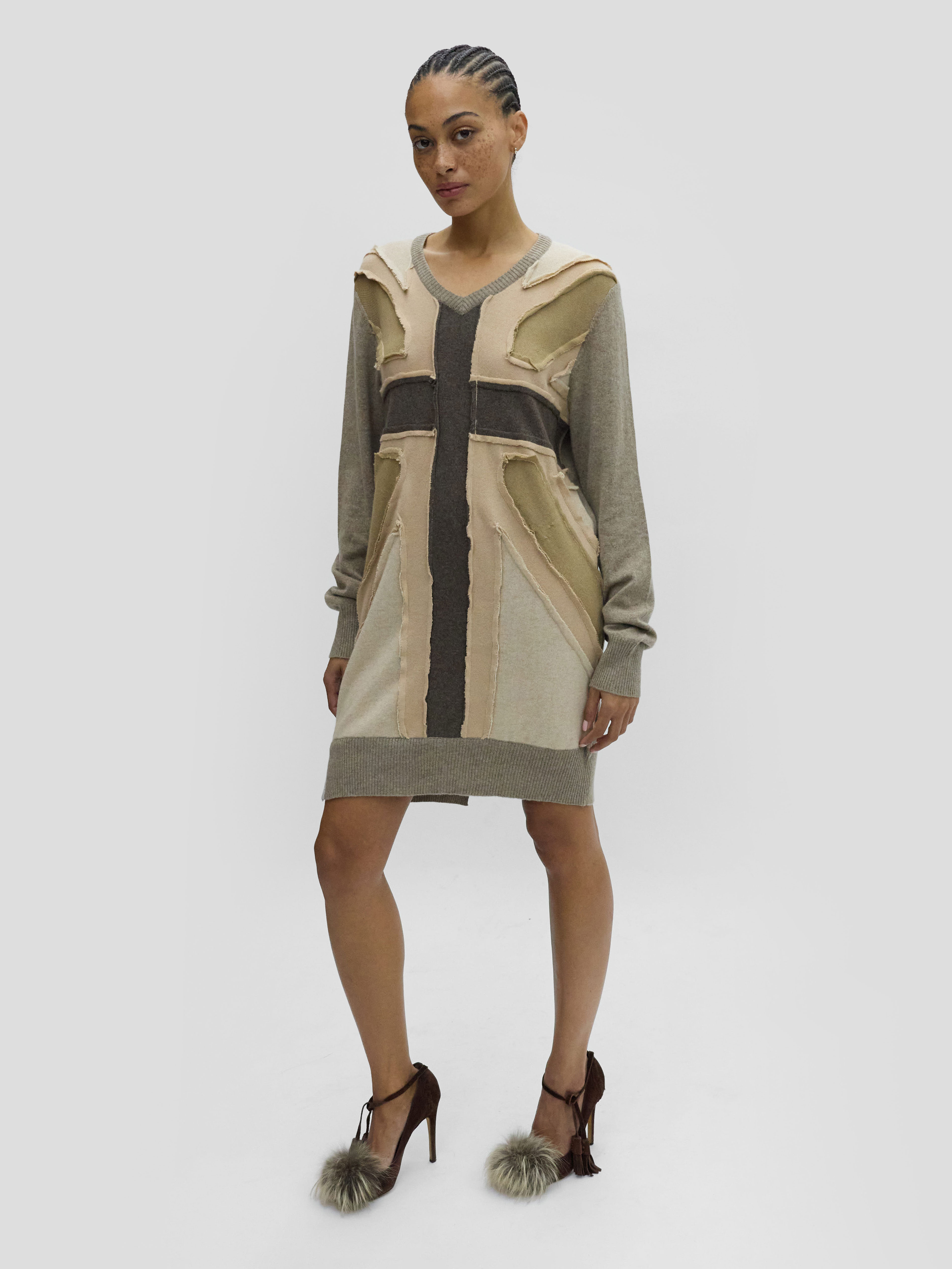 Fake London Knitted Cashmere Dress 