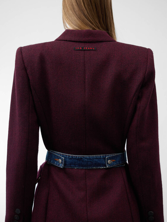 Gaultier Wool And Denim Blazer 