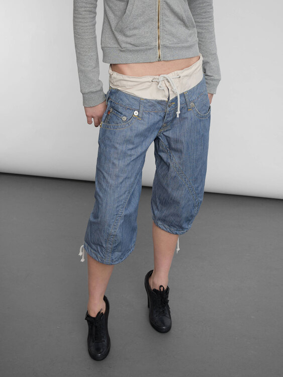Michiko Koshino Denim Capris 
