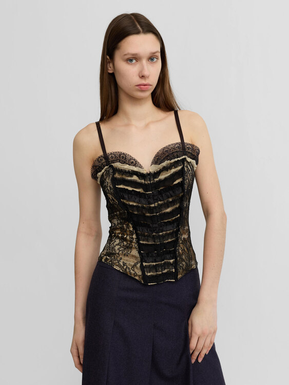 Morgan De Toi Lace Bustier 