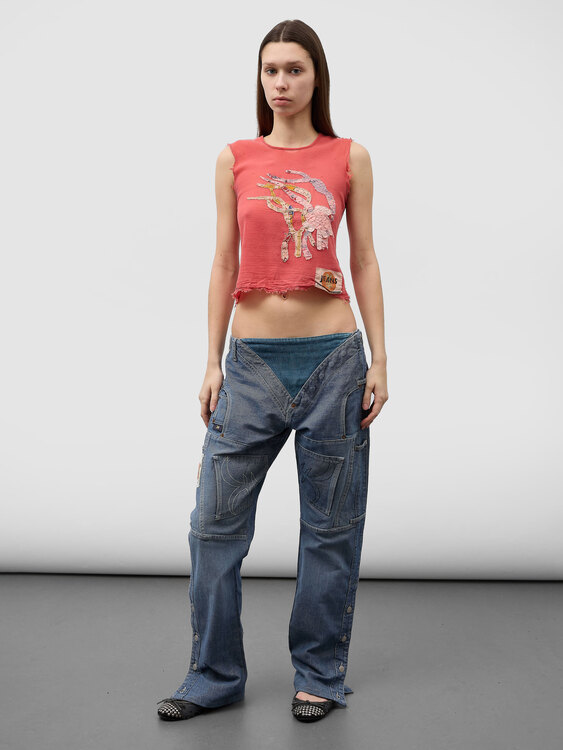 Michiko Koshino Deconstructed Jeans 