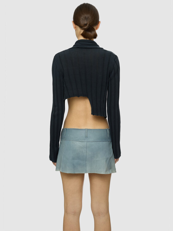 Diesel Leather Mini Skirt 