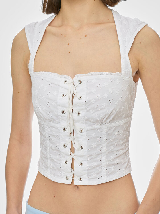 Sisley Embroidered Bustier 