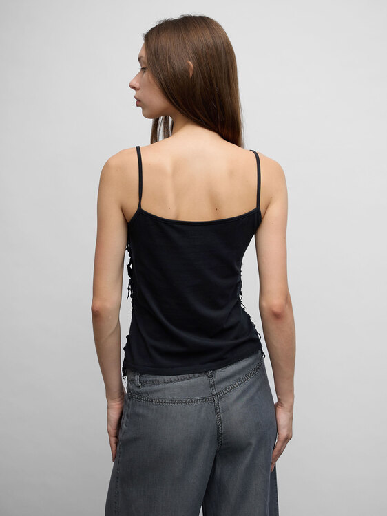 Distressed Effect Camisole Top 