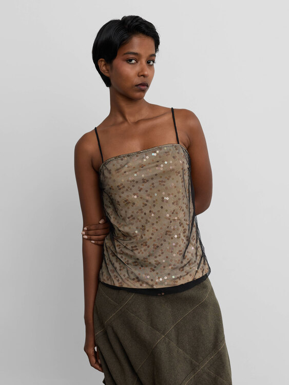 AA Milano Sequinned Top 