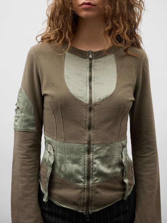 Patrizia Pepe Zip-Up Cardigan 