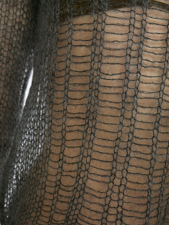 Gazebo Grey Open Knit Jumper 