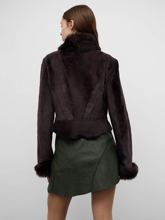 Sportmax Pony Leather Jacket 