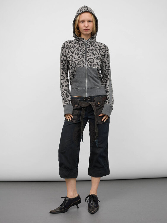 Diesel Denim Cargo Capri Shorts 