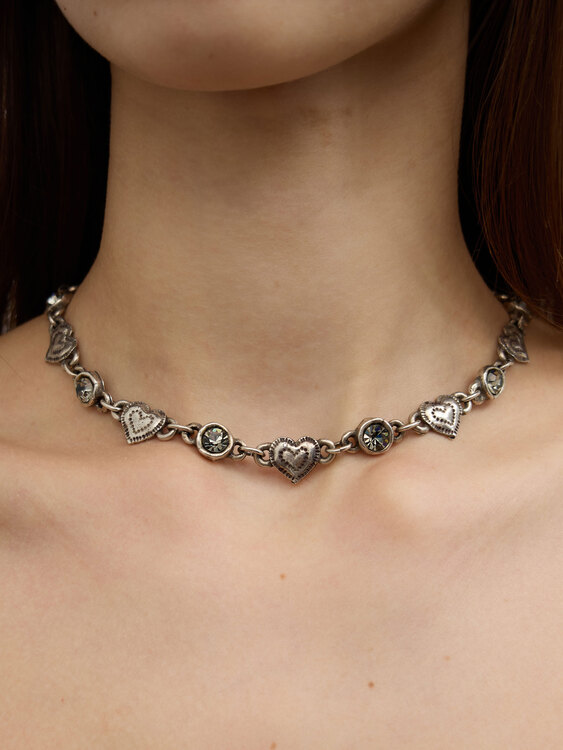 Metal Choker Necklace 