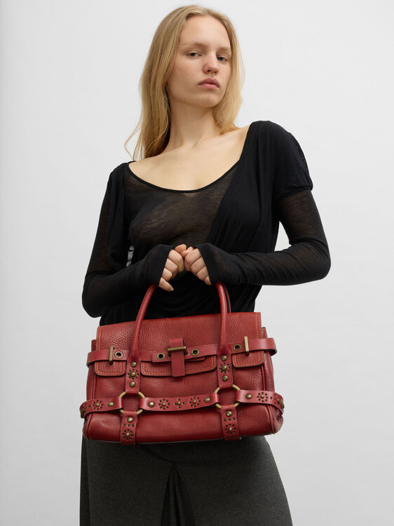 Luella Red Leather Handbag 