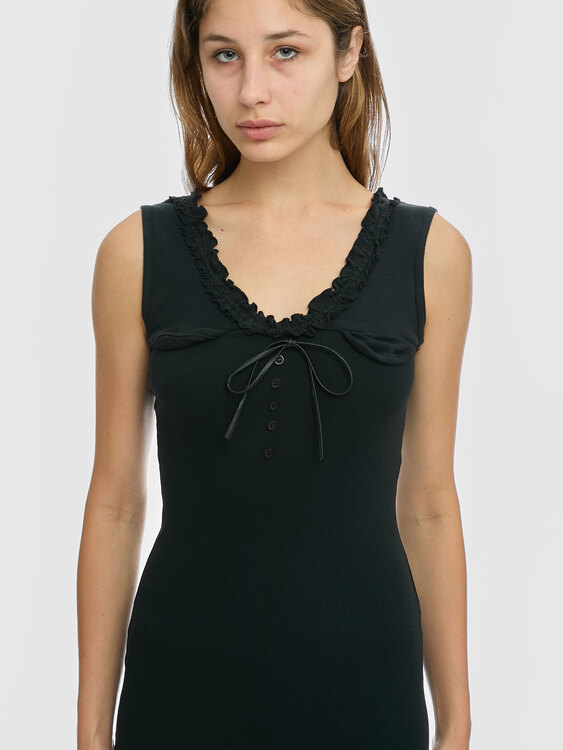 Black Stretchy Mini Dress 