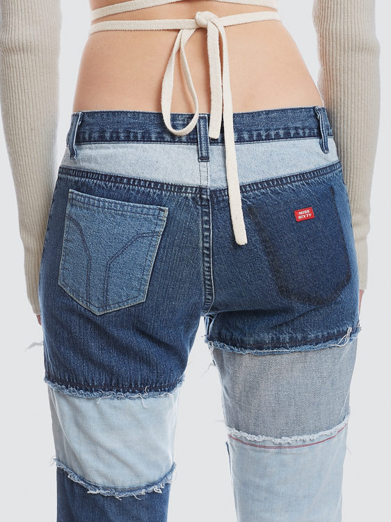 Miss Sixty Patchwork Trousers 