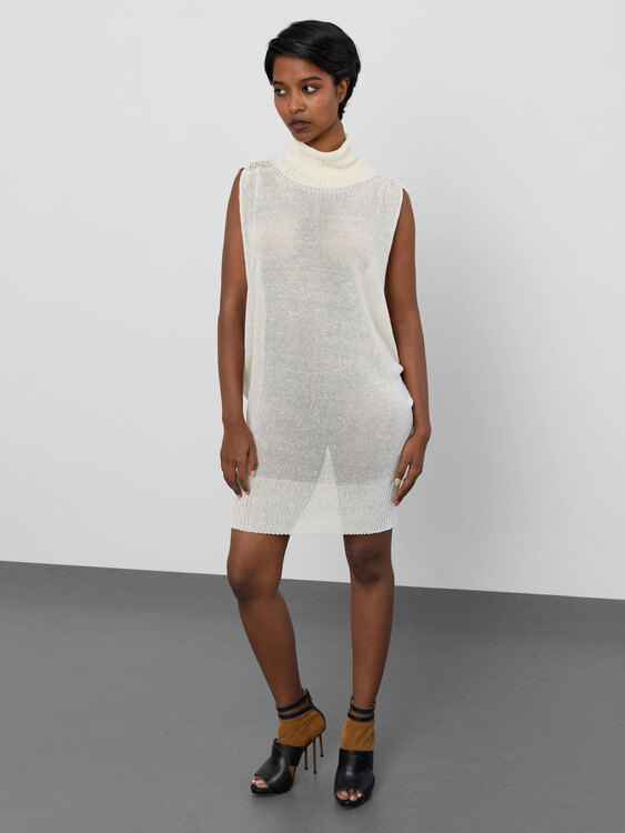 Stefanel Knitted Cutout Dress 