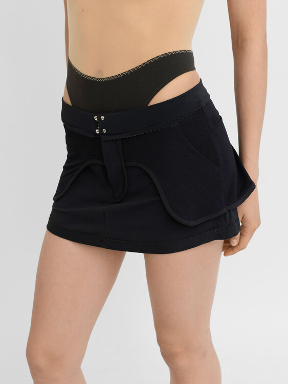 Nolita Inside Out Effect Mini Skirt 