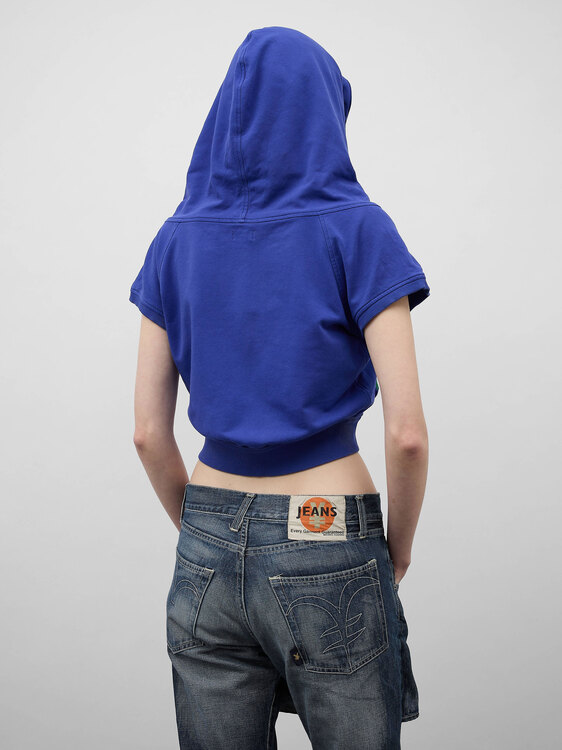 Stefanel Cropped Hoodie 