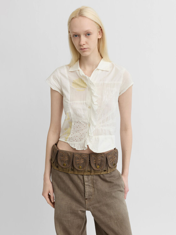 Michiko Koshino Patchwork Shirt 