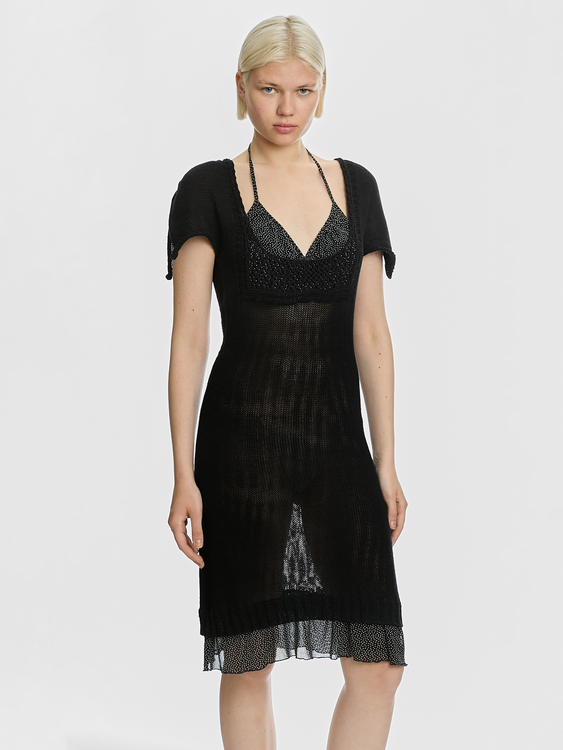 Knitted Midi Dress 