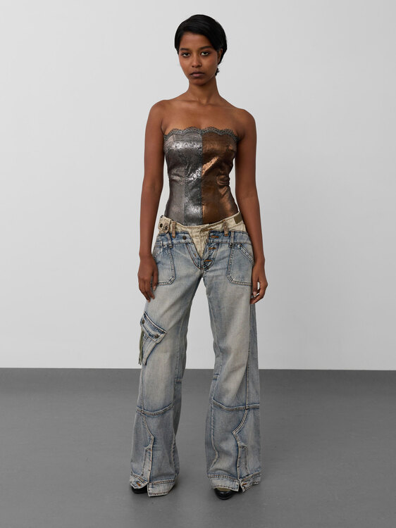 Stefanel Deconstructed Jeans 