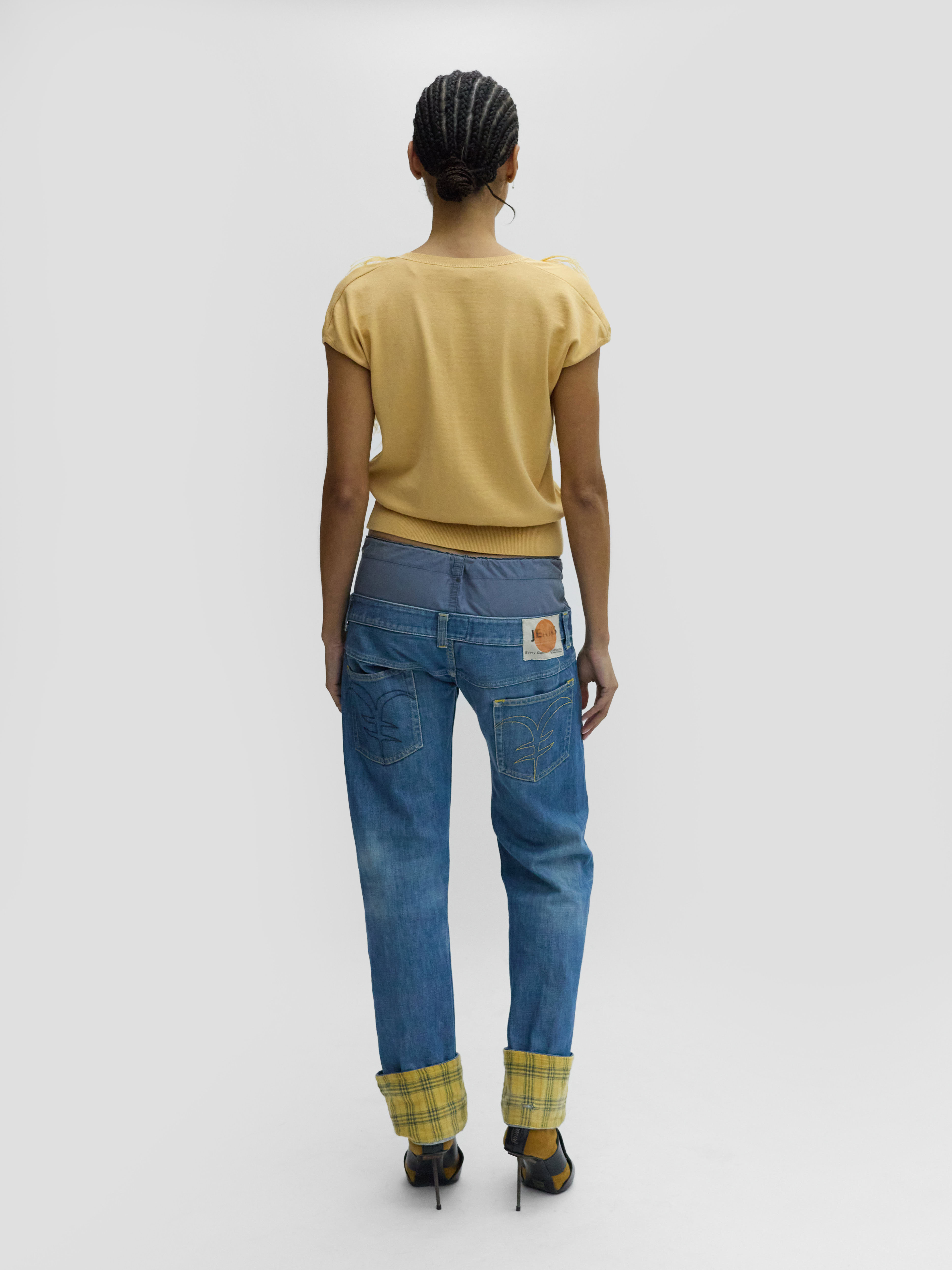 Michiko Koshino Double Waist Jeans 