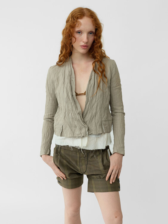 Acne Crinkle Effect Blazer 