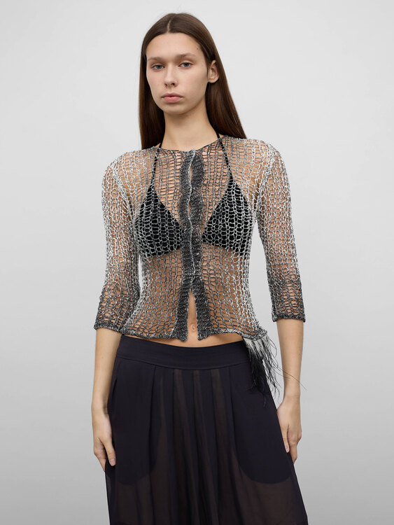 Gazebo Open Knit Cardigan 