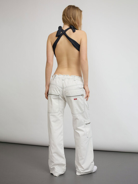 Miss Sixty White Cargo Pants 