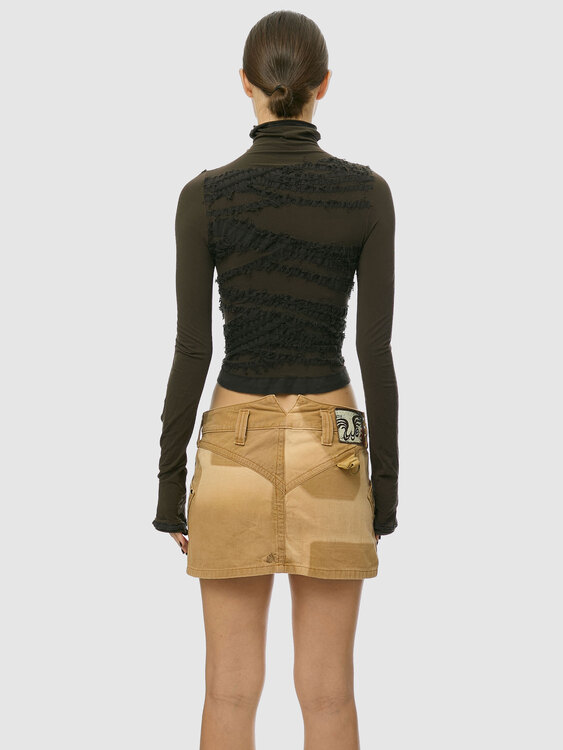 Sarah Pacini Turtleneck Blouse 