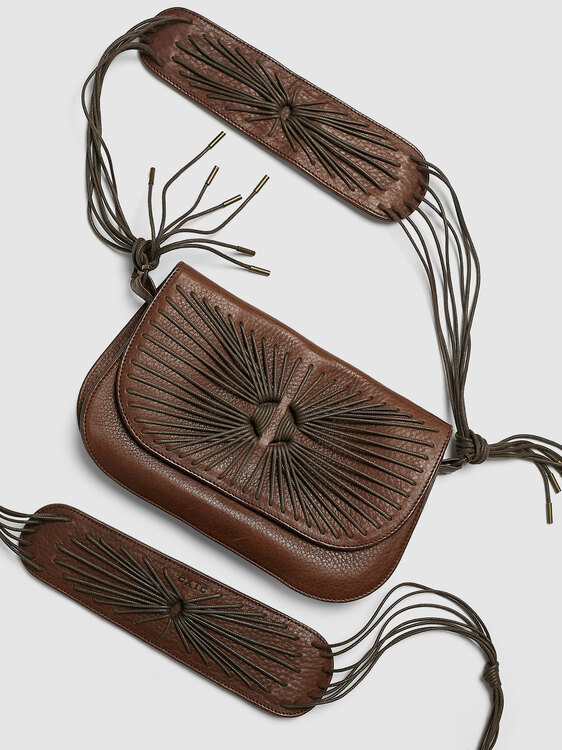 Extē Leather Bag And Belt Set 