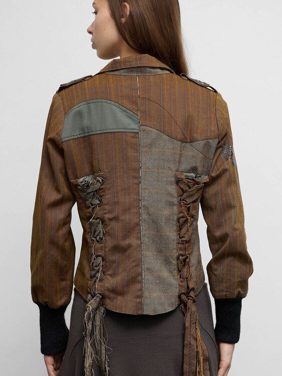 Sabotage Brown Twill Jacket 