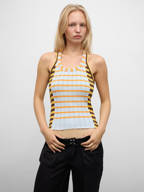 Miss Sixty Striped Tank Top 