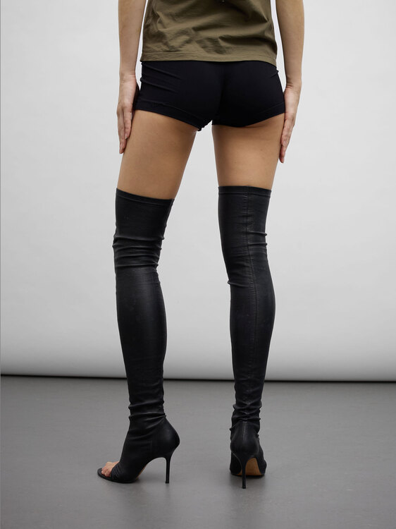 Plein Sud Stretchy Leather Boots 