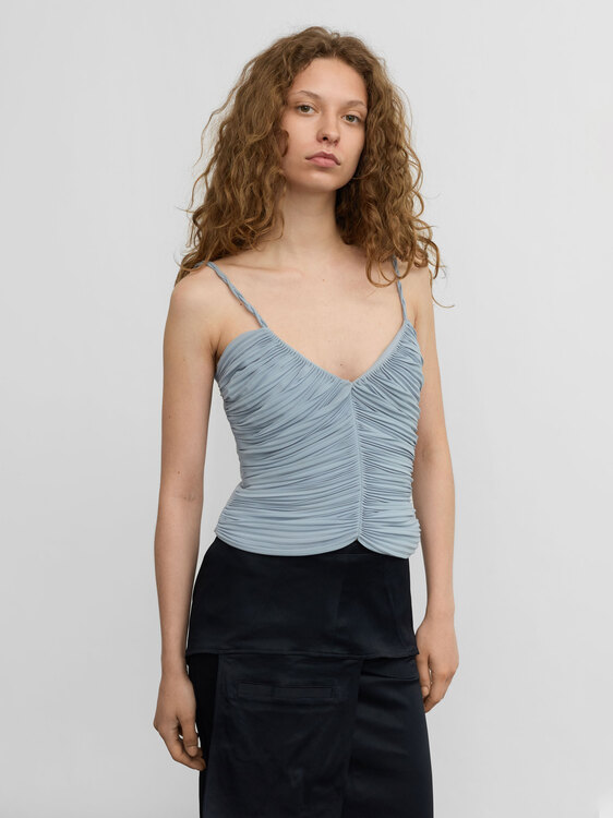 Emporio Armani Pleated Bustier 