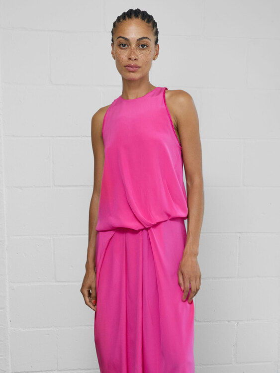 Chalayan Pink Maxi Dress 