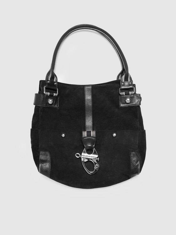 4US Suede Shoulder Bag 