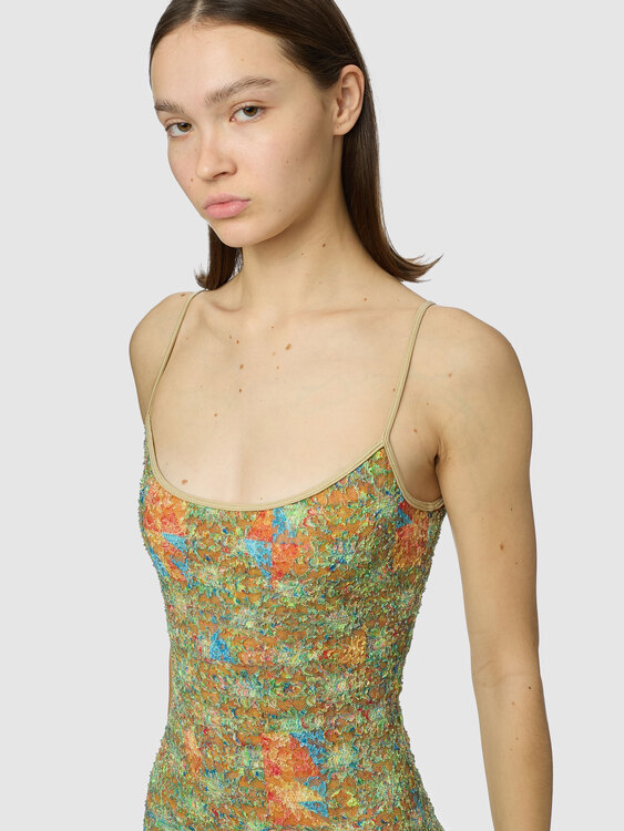 Plein Sud Lace Mini Dress 