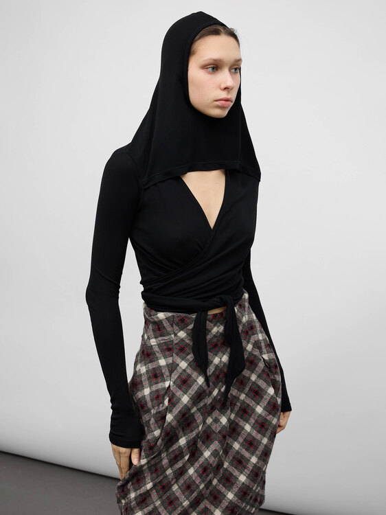 Gaultier Hooded Cardigan 