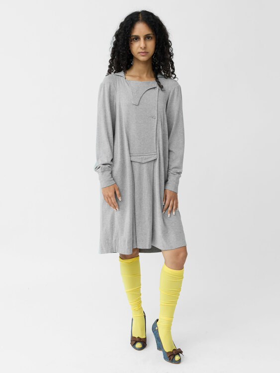 Tsumori Chisato Grey Midi Dress 