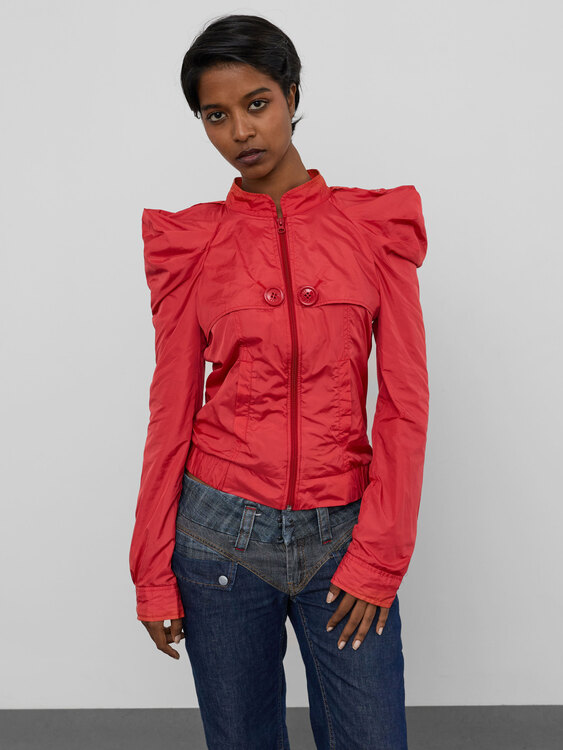 Miss Sixty Red Nylon Jacket 