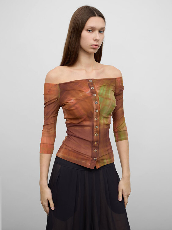 Plein Sud Mesh Cardigan 