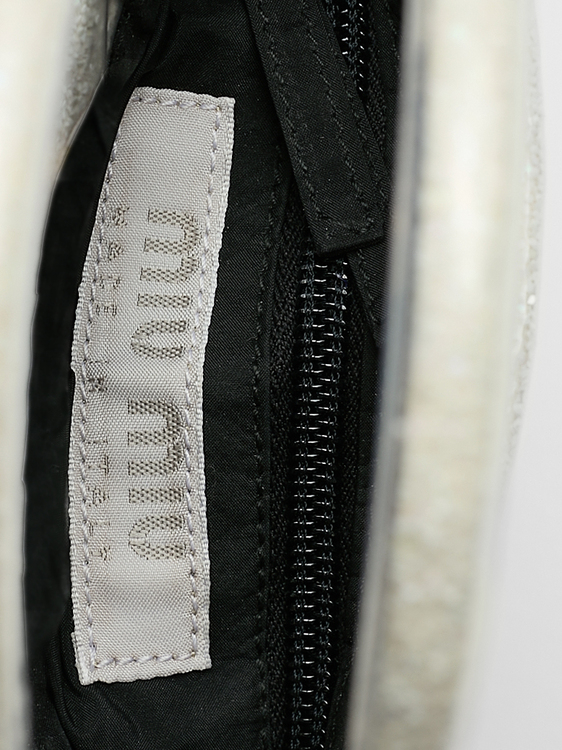 Miu Miu Plastic Glitter Mini Bag 