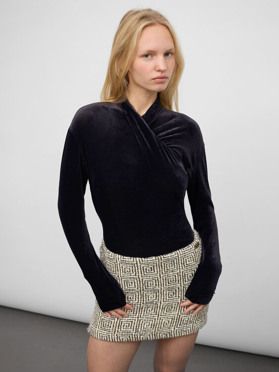 Plein Sud Velvet Blouse 