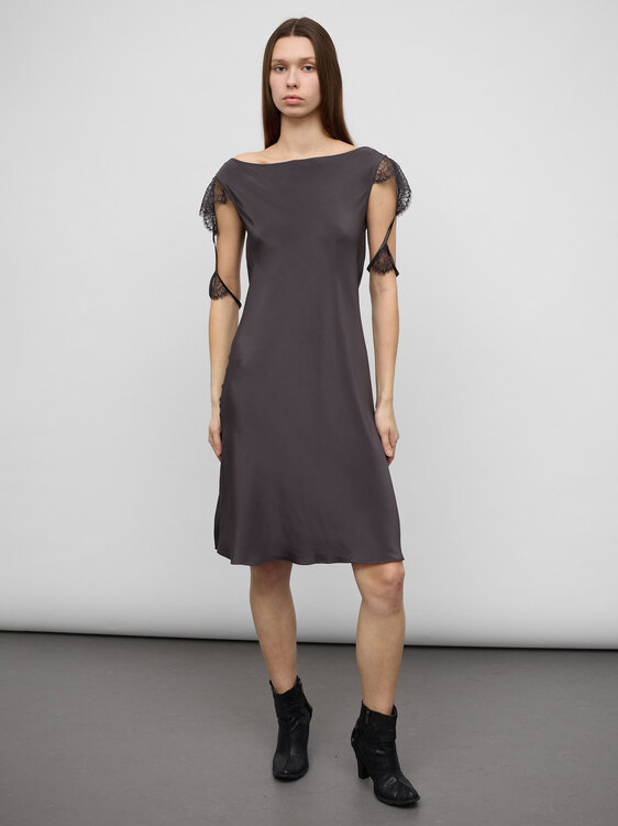 Ann-Sofie Back Silk Mini Dress 