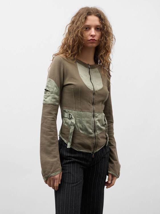 Patrizia Pepe Zip-Up Cardigan 