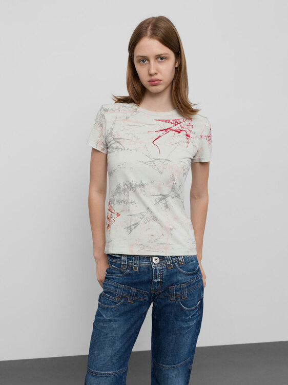 Michiko Koshino Graphic Print T-Shirt 