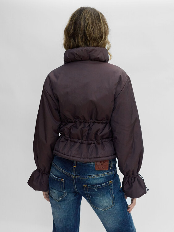Gathered Puffer Jacket 