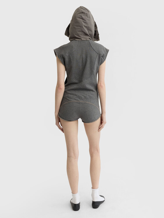 Diesel Grey Cotton Romper 