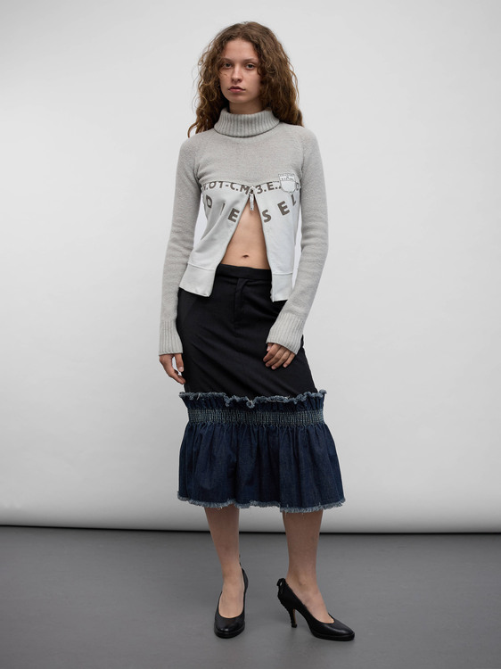 Nolita Wool Midi Skirt 