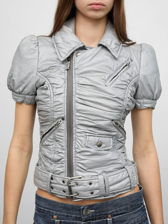 Miss Sixty Biker Puffer Jacket 