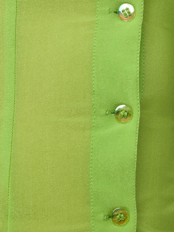 Lime Green Mesh Shirt 